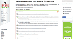 Desktop Screenshot of california-press-release.com